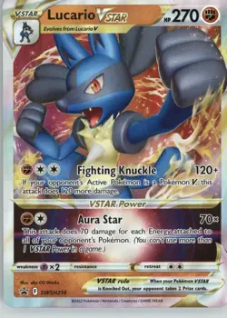 Lucario VSTAR SWSH214 Holo Promo Sword & Shield Promo Pokemon Near Mint - Image 1