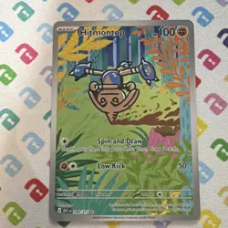 Hitmontop 240/217 ASC illustration Rare Holo Full Art 100HP EN - Image 2