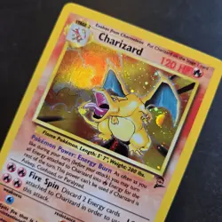 Pokemon Card - Charizard Holo Rare 4/130 Base Set 2 WOTC VINTAGE - Excellent 🔥 - Image 5