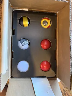 6 Sealed New Pokemon TCG PokeBall Tin with Box - Image 1