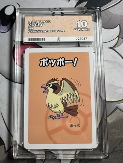 ACE 10 Pidgey OLD MAID Japanese Pokemon Center Exclusive Graded Matching Label - Image 1