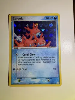 Pokemon TCG Corsola Card 32/101 EX Hidden Legends Holo - Image 1