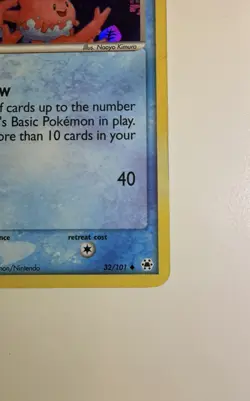 Pokemon TCG Corsola Card 32/101 EX Hidden Legends Holo - Image 4