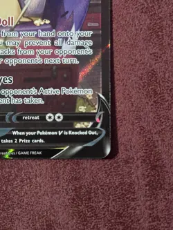 Pokemon Mimikyu V Swsh09 Brilliant Stars Holo Ultra Rare - Image 4