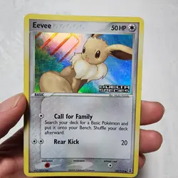 Eevee 69/113 EX Delta Species Holo Stamped Pokemon TCG LP - Image 1