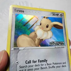 Eevee 69/113 EX Delta Species Holo Stamped Pokemon TCG LP - Image 3