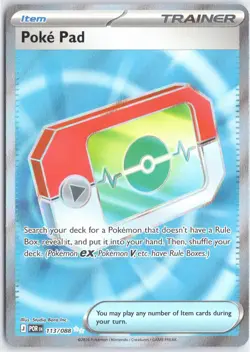 POKE PAD 113/088 - ULTRA RARE - PERFECT ORDER - POKEMON - - NM - Image 1
