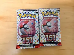 Pokemon Scarlet & Violet 151 Booster Packs (10) English Sealed Mew 2023 - Image 1