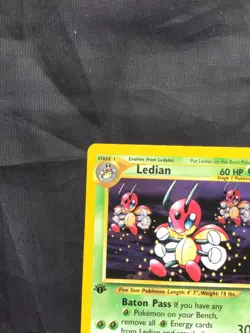 Pokemon Cards: Neo Genesis 1st Edition Uncommon: Ledian 39/111 - Image 2