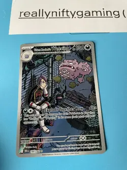 Pokemon TCG - Team Rocket’s Weezing 199/182 Destined Rivals Illustration Rare NM - Image 1