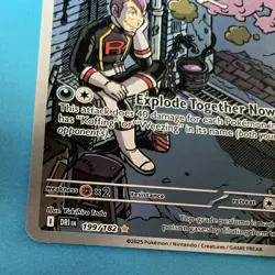 Pokemon TCG - Team Rocket’s Weezing 199/182 Destined Rivals Illustration Rare NM - Image 4