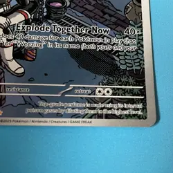 Pokemon TCG - Team Rocket’s Weezing 199/182 Destined Rivals Illustration Rare NM - Image 5