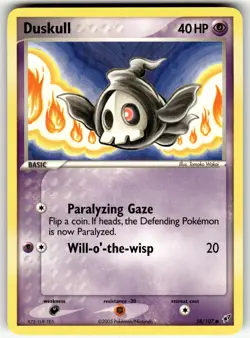 Duskull 58/107 Common Deoxys Pokemon Near Mint - Image 1
