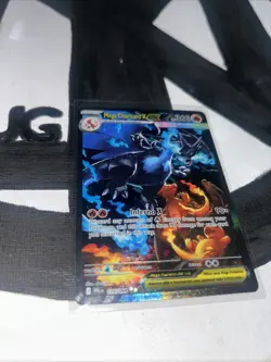 Pokemon Mega Charizard X ex SIR 125/094 Me02: Phantasmal Flames Holo Minty!! - Image 3