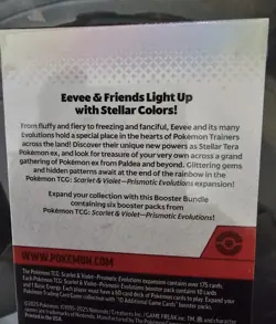 Pokemon TCG: Prismatic Evolutions Booster Bundle x1 (6packs) Sealed. In hand ✨ - Image 3