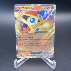 Victini EX 033/197 Double Rare Obsidian Flames Pokemon - Image 1