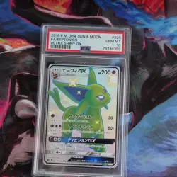 Pokemon TCG Espeon GX Full Art Ultra Shiny GX Sm8b JP 220/150 PSA 10 - Image 1
