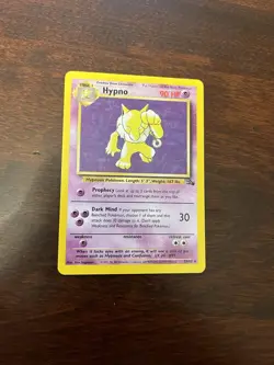 Hypno 23/62 Fossil Regular - Vintage Pokemon Card 1999 - Image 2