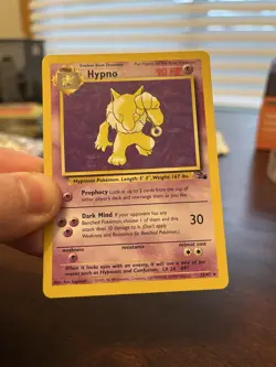 Hypno 23/62 Fossil Regular - Vintage Pokemon Card 1999 - Image 4
