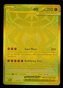 Pokemon MEGA ZYGARDE EX 124/088 - Perfect Order - SECRET RARE FULL ART - MINT - Image 1
