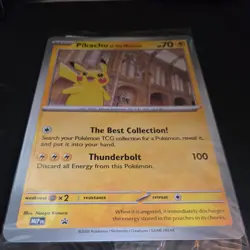 Pokemon Pikachu at the Natural History Museum Sealed Jumbo Promo SVP - Image 3