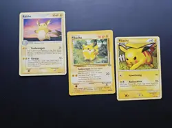 Raichu & Pikachu Vintage Pokemon Karten Sammlung | DE | Versch. Sets | Mit WOTC - Image 1
