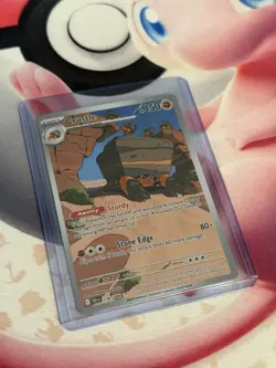 Pokemon TCG Crustle Illustration Rare Black Bolt 130/086 Near Mint - Image 1