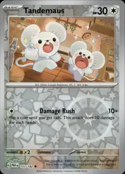 Tandemaus - 153/182 SV04: Paradox Rift Reverse Holo Pokemon TCG -EN NM - Image 1
