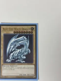 Blue-Eyes White Dragon Ultimate Rare Card OP28-EN001 (OTS Tournament Pack 28) - Image 4