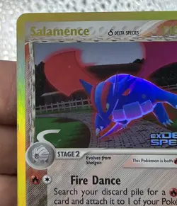 Pokemon Salamence 14/113 Ex Delta Species Reverse Holo Stamped Light Play - Image 3