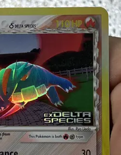 Pokemon Salamence 14/113 Ex Delta Species Reverse Holo Stamped Light Play - Image 4