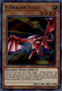 Yu-Gi-Oh! Y-Dragon Head Ultra Rare LCKC-EN006 - Image 1
