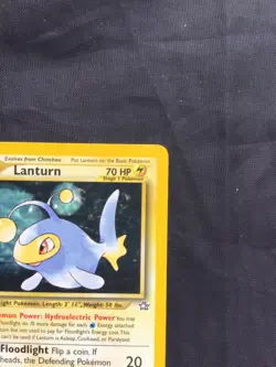 Pokemon Cards: Neo Genesis 1st Edition Uncommon: Lanturn 38/111 - Image 3