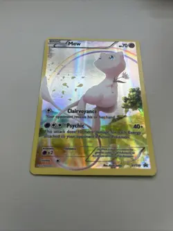 Pokemon Mew TCG XY110 Holo Black Star Promo Card - Image 1