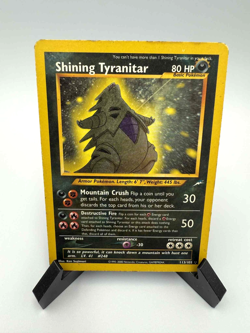 Pokemon TCG Shining Tyranitar Neo Destiny Holo Card 113/105 Unlimited MP - Image 1