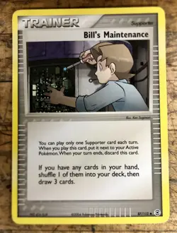 Bills Maintenance 87/112 EX FireRed & LeafGreen Nintendo Pokemon Card - Image 1