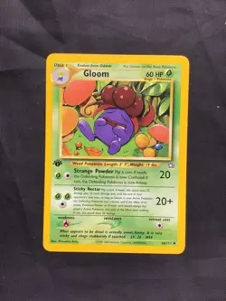 Pokemon Cards: Neo Genesis 1st Edition Uncommon: Gloom 36/111 - Image 1