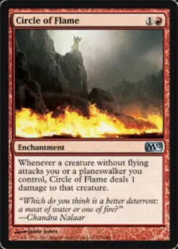 Circle of Flame x1 NM Magic the Gathering 1x Magic 2012 mtg card - Image 1