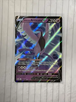 Pokemon TCG Galarian Articuno v Chilling Reign Holo Card 058/198 - Image 1