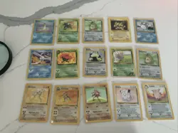 Lot of 15 : 1999 & 2000 PokeMon Nintendo Cards - ALL ARE IN PLASTIC SLEEVES - Image 1