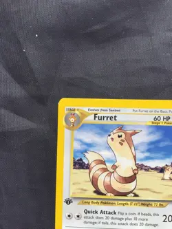 Pokemon Cards: Neo Genesis 1st Edition Uncommon: Furret 35/111 - Image 2