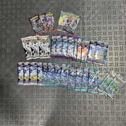 Lot 32 Pokemon Card Booster Japanese And English - Image 1