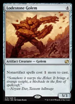 x1 Lodestone Golem R MTG Modern Masters 2015 Edition M/NM, English - Image 1
