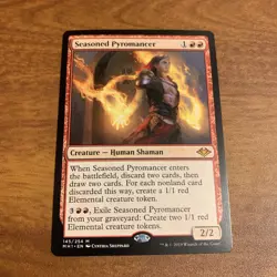 MTG Seasoned Pyromancer Modern Horizons 145/254 Regular Mythic - Image 1