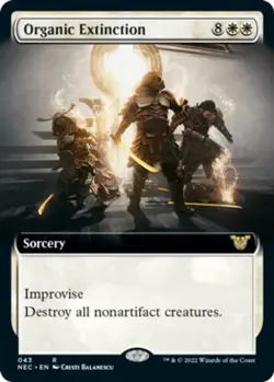 Organic Extinction - Extended Art - Commander: Kamigawa: Neon Dynasty - NM - Image 1