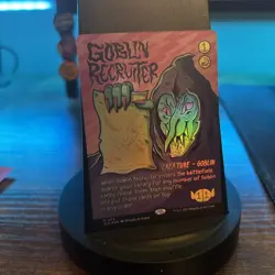 Goblin Recruiter (Rainbow Foil) Secret Lair Drop Foil Wizard Of Barge - Image 4