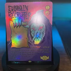 Goblin Recruiter (Rainbow Foil) Secret Lair Drop Foil Wizard Of Barge - Image 5