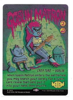 Goblin Matron (Rainbow Foil) Secret Lair Drop Foil - Image 1
