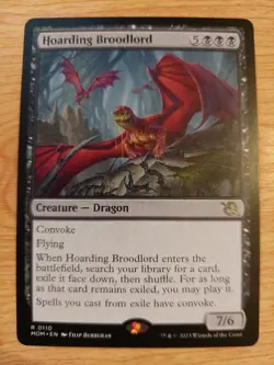 Hoarding Broodlord - 0110 (March of the Machine) - Near Mint NM - Rare - Image 1