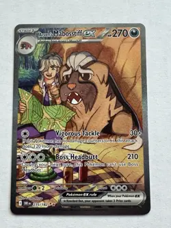 Pokemon TCG Special Arven's Mabosstiff EX #235/182 Destined Rivals - Image 1